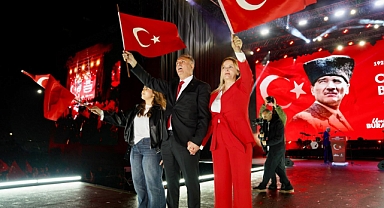 Yenikapı'da Cumhuriyet'in 103. yılı kutlandı: Nuri Aslan'dan İmamoğlu'na mesaj