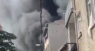 Ataşehir'de Korkutan Yangın